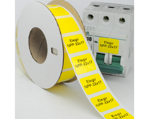 Маркировочная наклейка NPP-22x17-Y (1400 шт.)