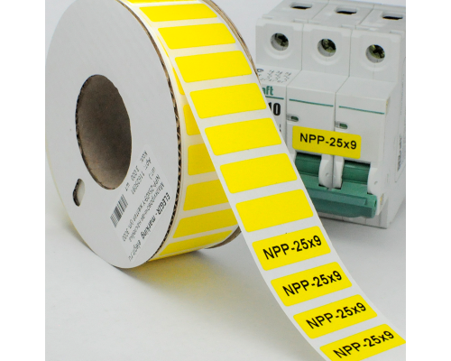 Маркировочная наклейка NPP-25x09-Y (3000 шт.)