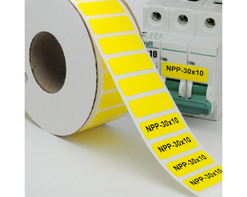 Маркировочная наклейка NPP-30x10-Y (3000 шт.)
