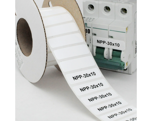 Маркировочная наклейка NPP-30x10-W (3000 шт.)