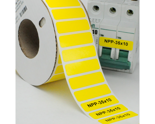 Маркировочная наклейка NPP-35x10-Y (3000 шт.)