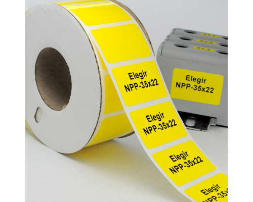 Маркировочная наклейка NPP-35x22-Y (1400 шт.)