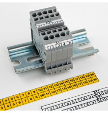 Маркировка для клемм SMK-U-6,3x2-W