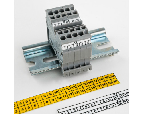 Маркировка для клемм SMK-U-6,3x2-Y