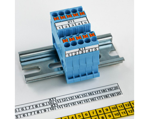 Маркировка для клемм SMK-U-6,2x2-W