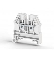 304146RP, Клеммник на DIN-рейку 6мм.кв. (белый); AVK6(RP) (упак 60 шт)