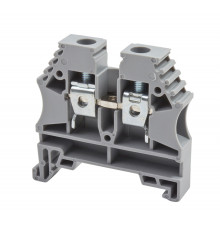 304159RP, Клеммник на DIN-рейку 10мм.кв. (бежевый); AVK10(RP) (упак 50 шт)