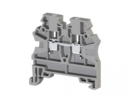 304200RP, Клеммник на DIN-рейку 2,5мм.кв. (серый); AVK2,5 RD(RP) (упак 100 шт)