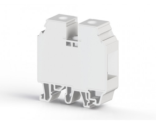 304256, Клеммник на DIN-рейку 35мм.кв. (белый); AVK35 RD   (упак 40 шт)