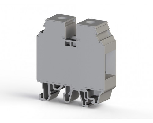 304580, Клеммник на DIN-рейку с крышкой 35мм.кв. (серый); AVK 35 RDS (упак 50 шт)