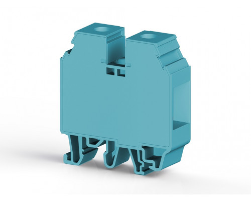 304581, Клеммник на DIN-рейку с крышкой 35мм.кв. (синий); AVK 35 RDS (упак 50 шт)