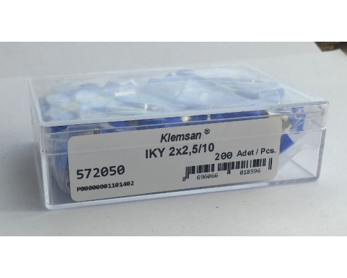 572050Z, Наконечник изолированный IKY 2x 2,5-10 (упак 500 шт)