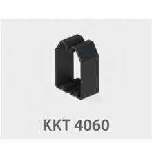 553365, KKT 6060 Держатель кабеля для к-к; 60x60  (Черный) (упак 10 шт)