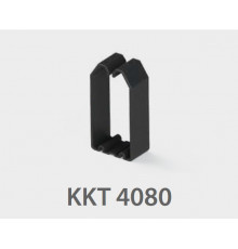 553345, KKT 4080  Держатель кабеля для к-к; 40x80  (Черный) (упак 10 шт)