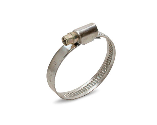 Хомут червячный PL-9 (60-80)/W2 из нержавеющей стали