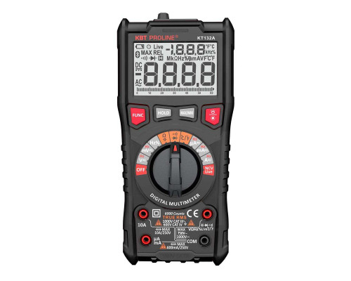 Мультиметр цифровой KT 132А серия PROLINE True RMS и автоматическим выбором пределов измерений