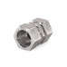 Муфта соединительная СТМ (INOX) 15 (1/2'') труба-металлорукав из нержавеющей стали