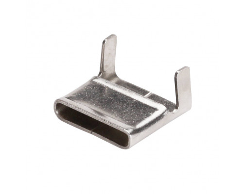 Скрепа бандажная СМ (316)-15 (100шт) из нержавеющей стали AISI 316