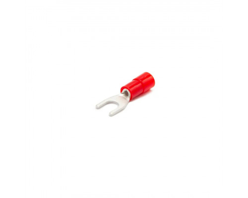 ЮМП ЭЛЕКТРО НВИ 0.5-1 мм2 под винт M3.5, наконечник вилочный по DIN 46237 с изол. нейлон, красный, EASY ENTRY (100 шт/упак)